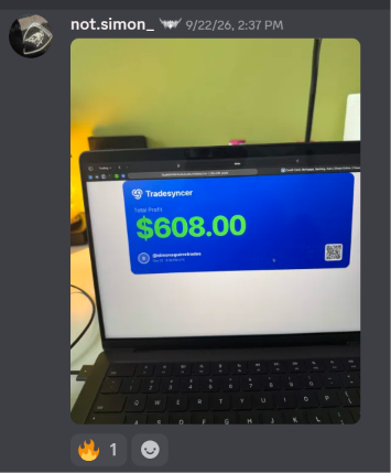 Discord community screenshot showing Community payout screenshot